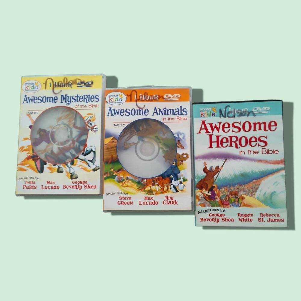 5 Religious Children DVDs